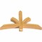 Ekena Millwork Davenport Rough Sawn Timber Gable Bracket, Western Red Cedar, 48"W x 30"H x 4"D x 4"F, 15/12 Pitch GBW048X30X0404DAV00RWR - alternate 5